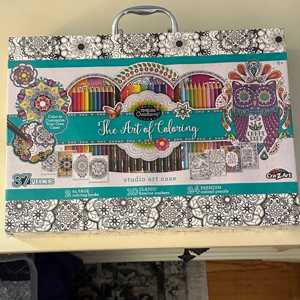 Cra-Z-Art The Art of Coloring Studio Art Case